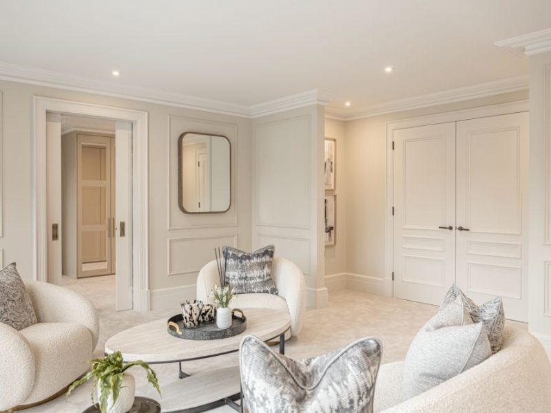 Elegant bedroom with high end features