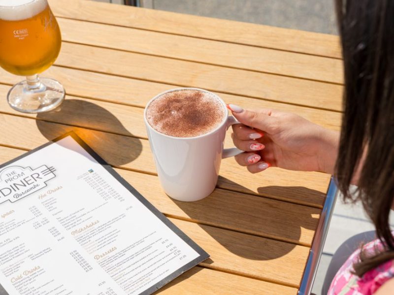 Coffee whilst reading book